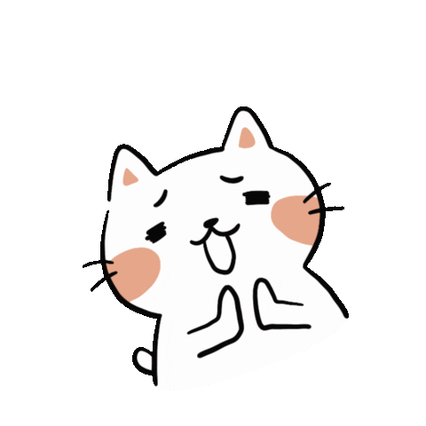 Cat Thanks Sticker
