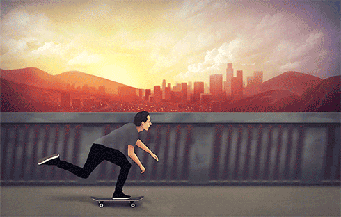 skateboard GIF