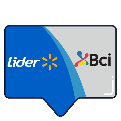 TarjetaLiderBci giphyupload descuentos liderbci tarjetaliderbci Sticker