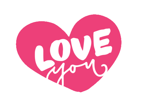 I Love You Heart Sticker