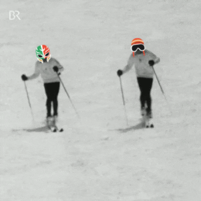 OdetteetJose giphyupload vintage couple mask GIF