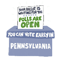 Vote Early Election 2020 Sticker by Creative Courage