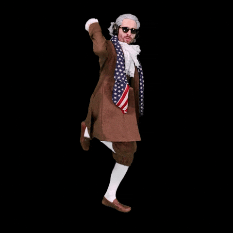 Founding Father Dancing GIF