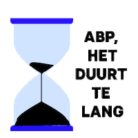 FossielvrijNL abp klimaat fossielvrij abpfossielvrij Sticker