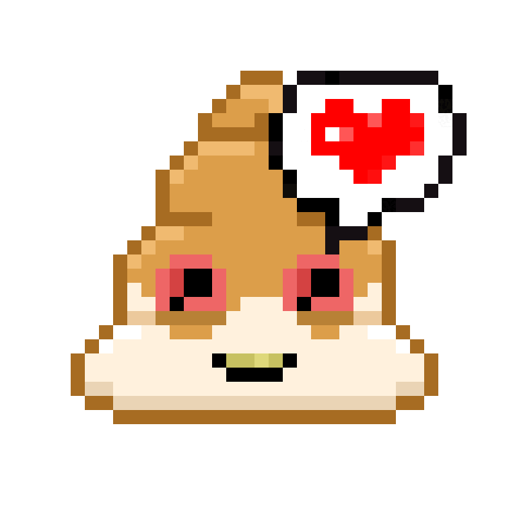 Shitting In Love Sticker by Poopies.io