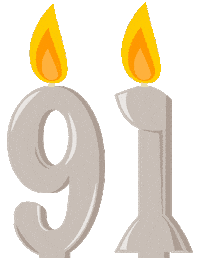 Birthday Flickering Sticker
