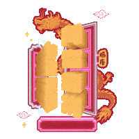 Dragon Happycny Sticker by CUCKOO Singapore
