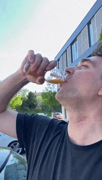 StreamEins happy drink live stream GIF