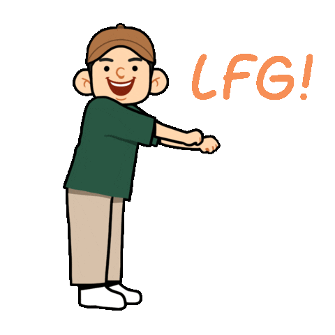 BigmouthStudio giphyupload dance stickers letsgo Sticker