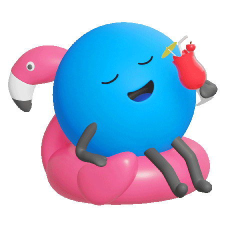 3D Drinking Sticker by Agoda