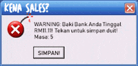 Mudahmy sale shopping cart no money bank account GIF