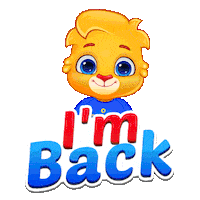 Im Back Here I Am Sticker by Lucas and Friends by RV AppStudios