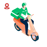 Rider Lineman Sticker by LINE MAN Wongnai