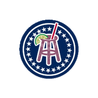 Happy Hour Golf Sticker by New Amsterdam Vodka