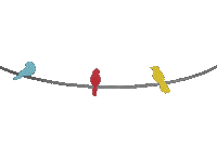 Blue Bird Sticker by katlyn boone