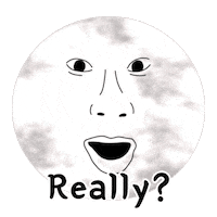 Full Moon Sticker