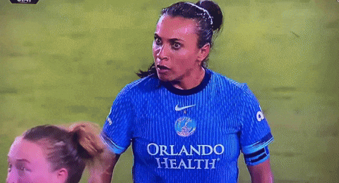 Savage0ffTheTopRope orlando pride marta nwsl reacts this ref sux GIF