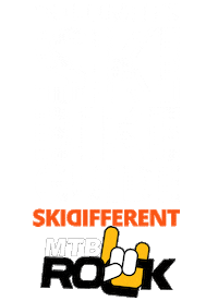 skidifferent mtb mountainbike sellaronda skidifferent Sticker
