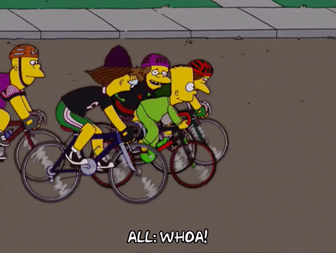 bart simpson bike GIF