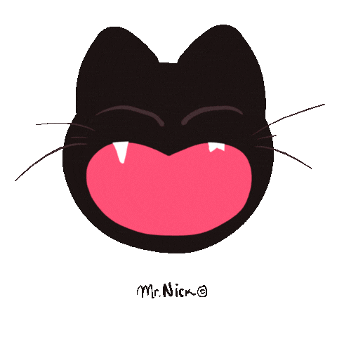 Kitty Gatos Sticker by La Chica Conejo