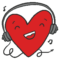 Heart Love Sticker by aquarela