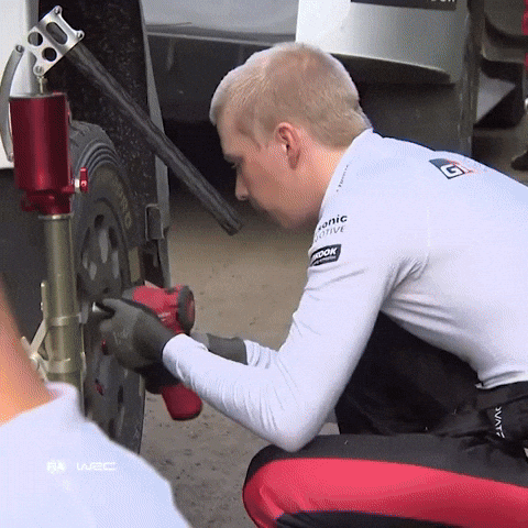 Service Mechanics GIF by FIA World Rally Championship