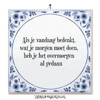 Focus Spreuk Sticker by Tegelspreuken.nl