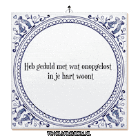 Hoop Hart Sticker by Tegelspreuken.nl