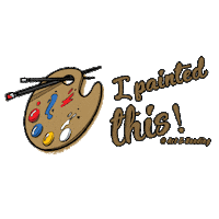 Color Painting Sticker by artandbonding