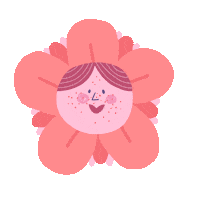 Happy Flower Sticker