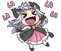 Happy Cat Girl Sticker by Jin