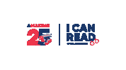 25Th Anniversary Sticker by I CAN READ INDONESIA