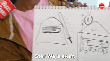 Star Wars Drawing GIF by BuzzFeed