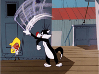 Angry Sylvester The Cat GIF by Looney Tunes