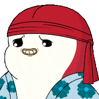 Awkward Uh Oh Sticker by Pudgy Penguins