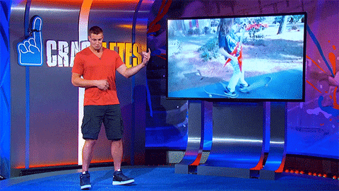 fail rob gronkowski GIF by Nickelodeon