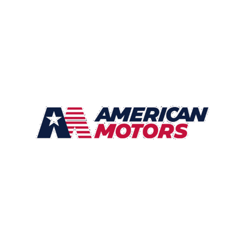 americanmotors racing flag america muscle Sticker