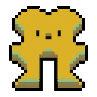 Pixel Breathe Sticker by Blodlust