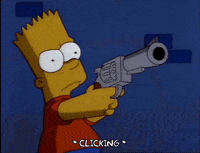 Scared Season 3 GIF by The Simpsons