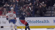 Happy Columbus Blue Jackets GIF by NHL