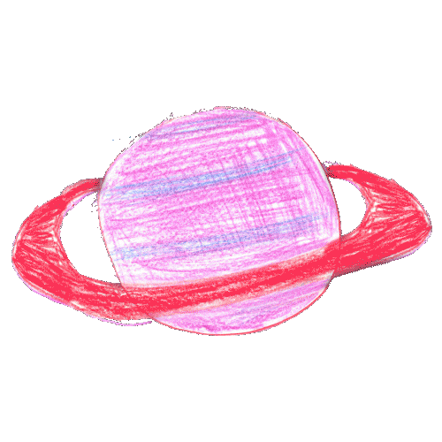 Pink Planet Sticker by HARIBO Deutschland