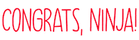 Congrats Ninjacademy Sticker by ninjamarketing