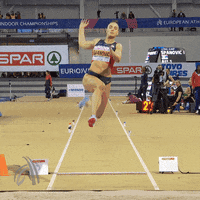 Flying Long Jump GIF by European Athletics