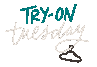 Tuesday Try On Sticker by Lisa Aihara