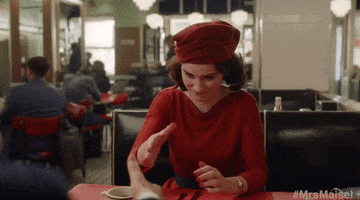 rachel brosnahan miriam GIF by The Marvelous Mrs. Maisel