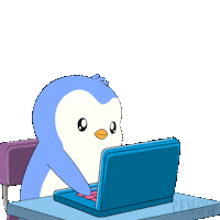 Work Working Sticker by Pudgy Penguins