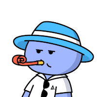 Bored Happy Birthday Sticker by Kudai