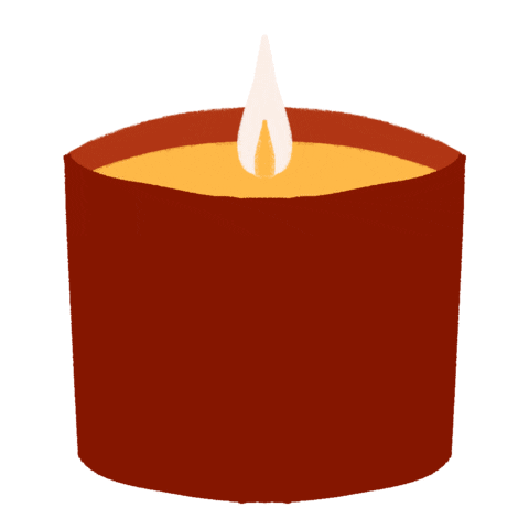 Relax Candle Sticker