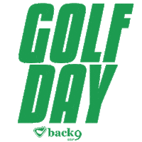 Back_9_Golf golf golfer golf day golfista Sticker