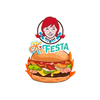 WendysPH kpop burger kimchi korean bbq Sticker